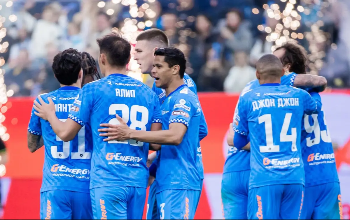 Zenit vence o Akhmat por 3 a 2 e assume a liderança do Campeonato Russo