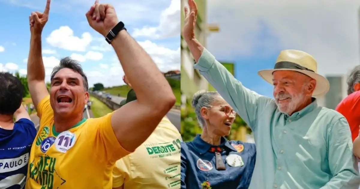 Pesquisas apontam cenário disputado entre Lula e Flávio no segundo turno