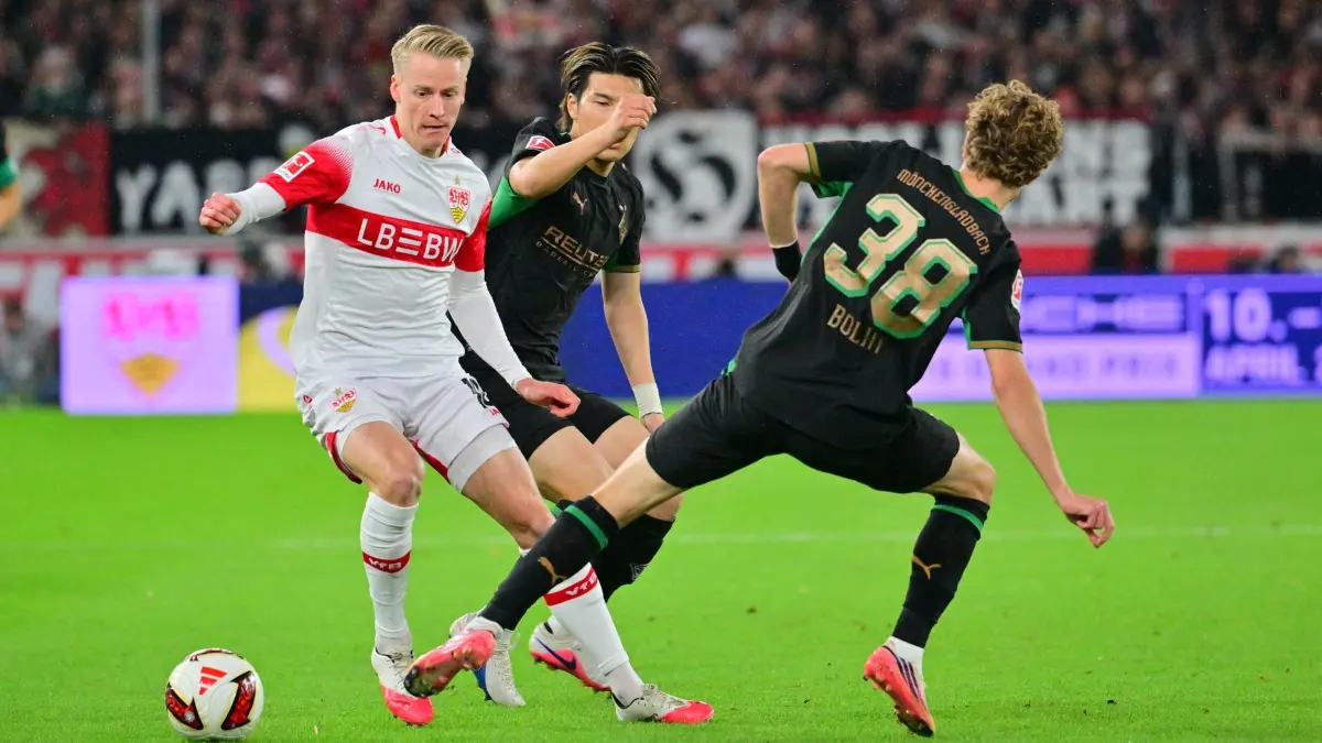 Borussia Mönchengladbach perde para o VfB Stuttgart e agrava crise