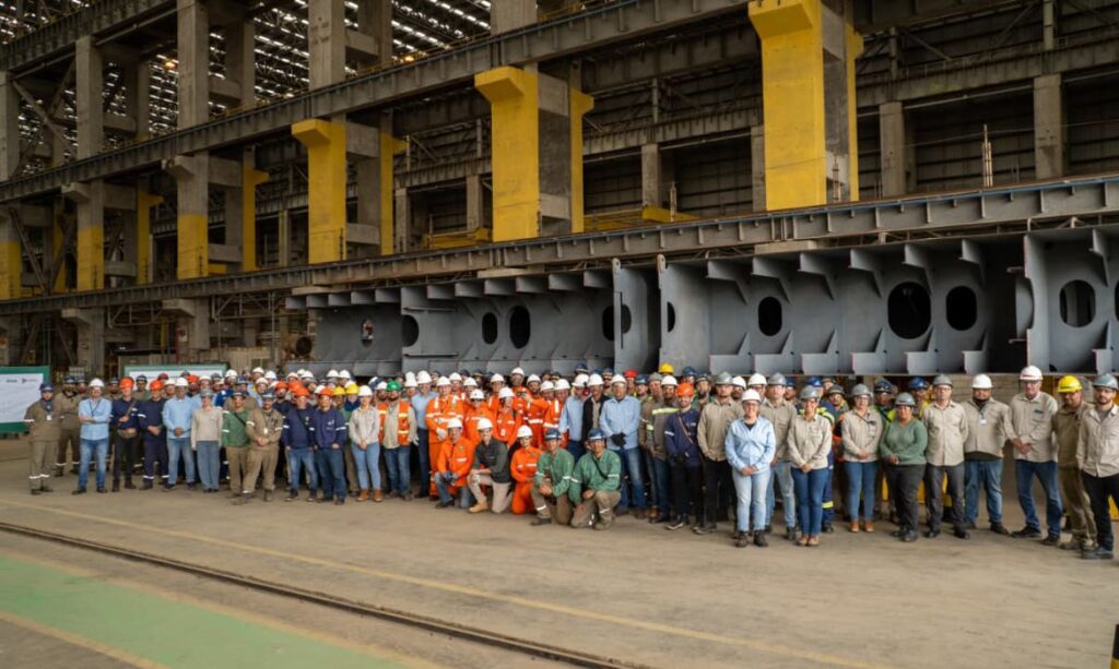 Estaleiro Rio Grande inicia construção de navio para a Transpetro no RS