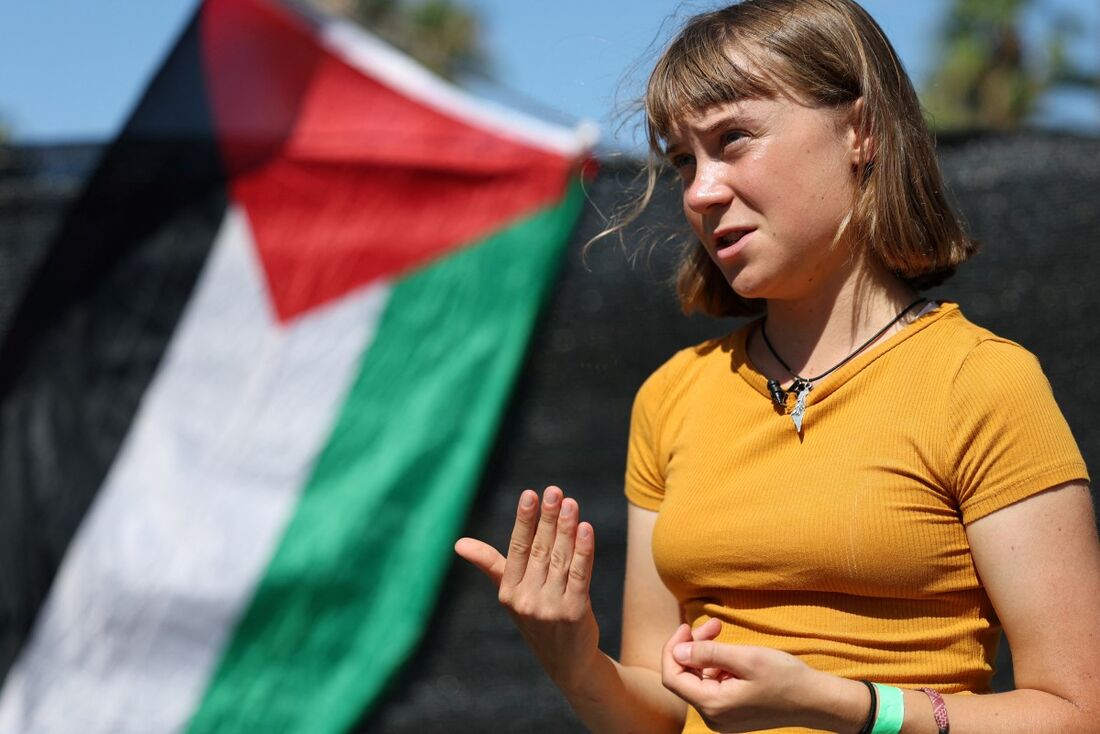 Greta Thunberg apoia protestos estudantis na França
