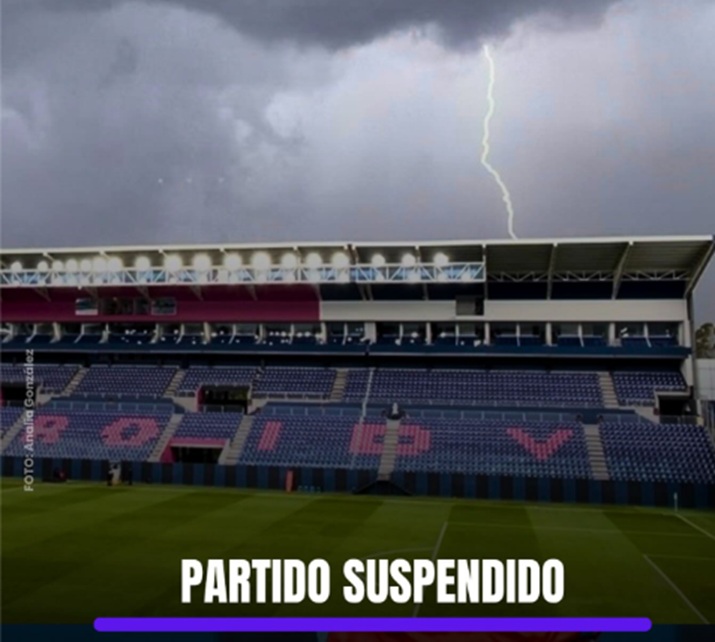 Partida entre Unión La Calera e Coquimbo Unido é suspensa por tempestade
