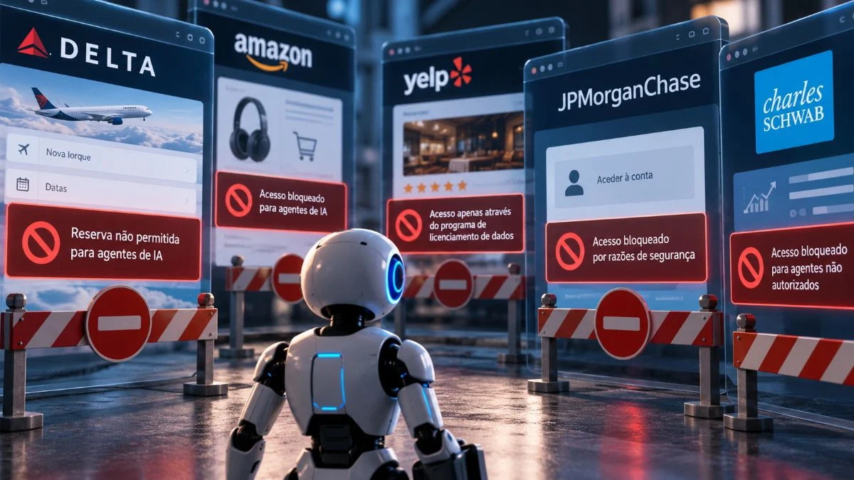Bancos dos Estados Unidos bloqueiam agentes de inteligência artificial