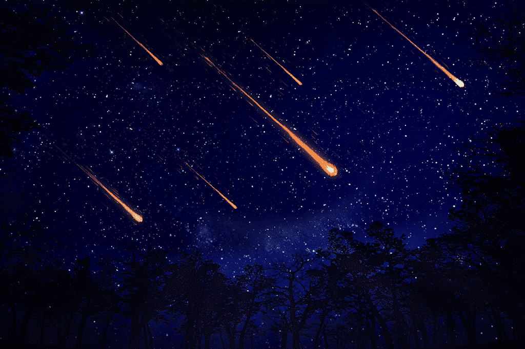Outubro registra pico de chuvas de meteoros e eventos astronômicos