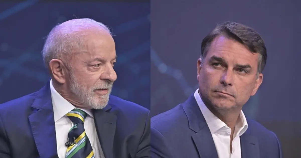 Propostas econômicas marcam debate presidencial entre Lula e Flávio Bolsonaro