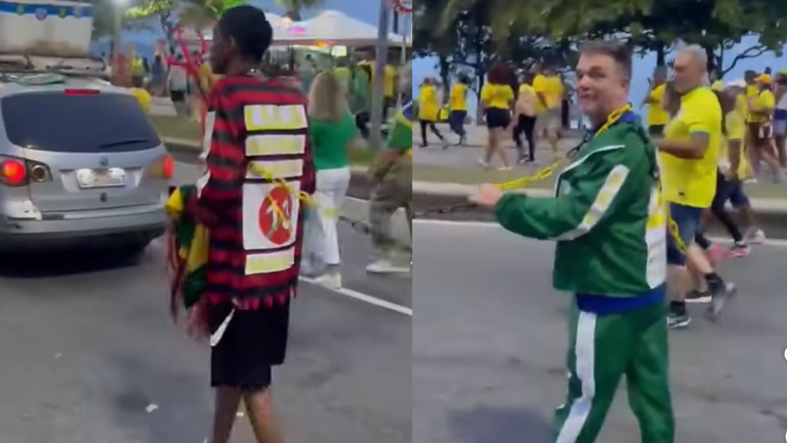 TRE-RJ vai analisar imagens de homem negro acorrentado em ato no Rio